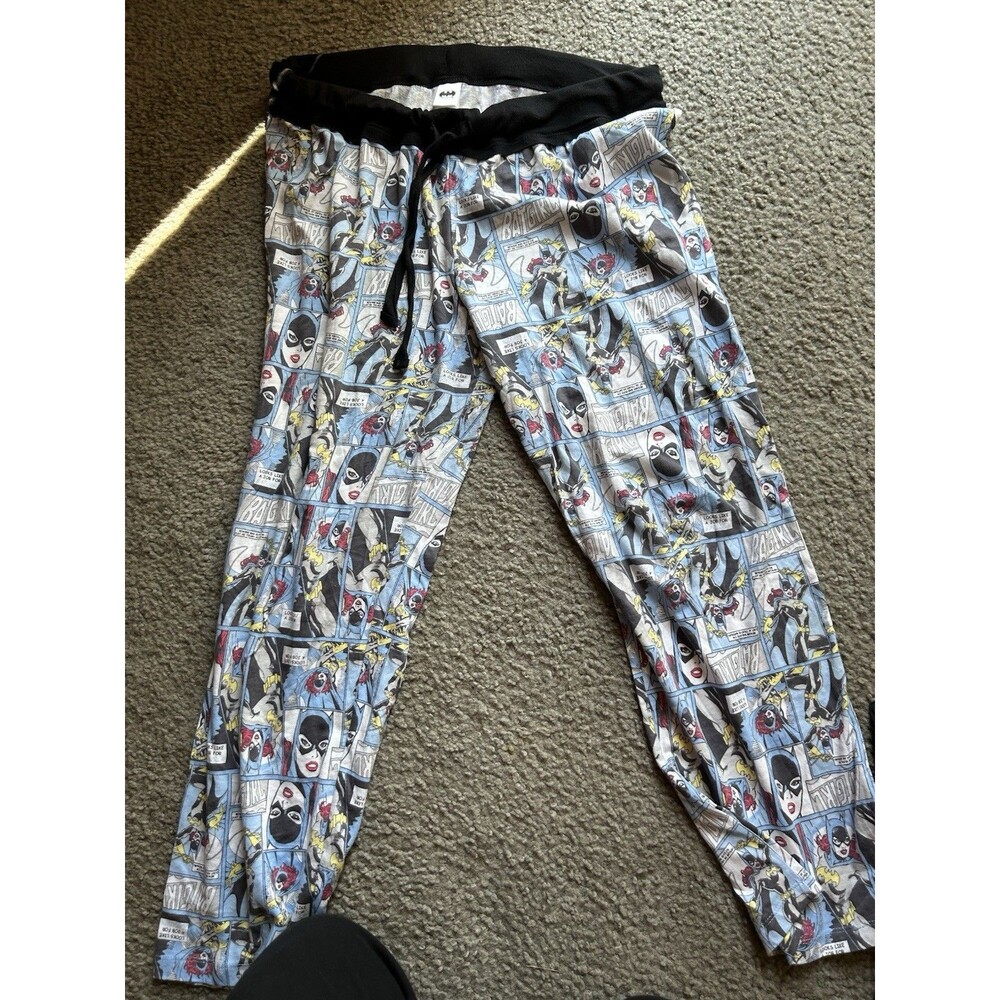 Batman Women’s Batgirl Sleep Pants Capri LARGE